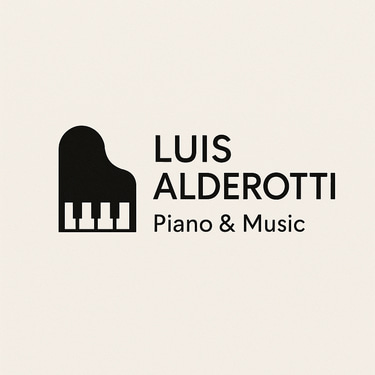 luisalderottipianomusic logo