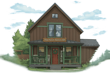 The Porch Roslyn logo