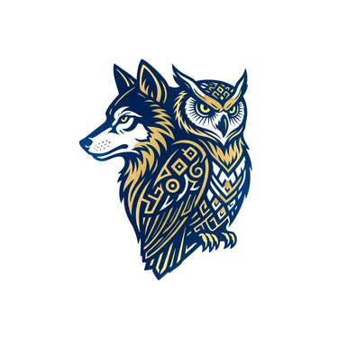 Le loup et le hibou logo