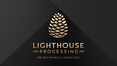 Light house processing. logo