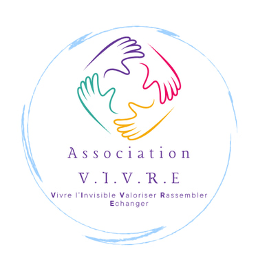 V.I.V.R.E. "Vivre l'Invisible Valoriser Rassembler Echanger" logo
