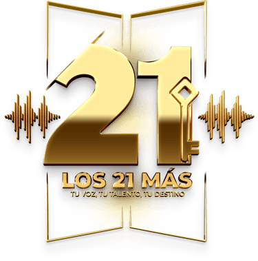 Los 21 Más logo