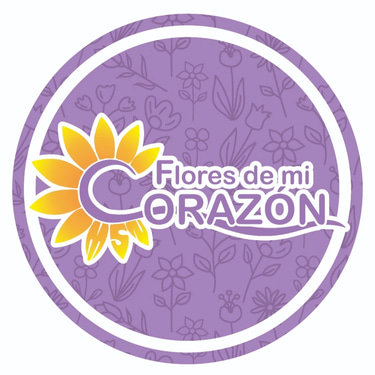 Flores de mi corazón logo