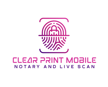 Clear Print Notary Biometrics logo