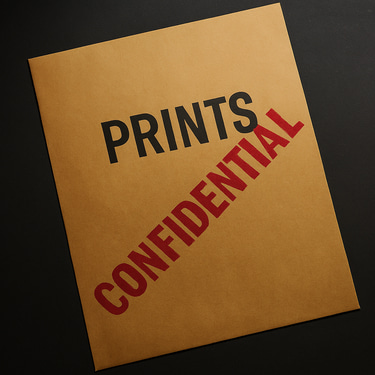 Prints: Confidential logo