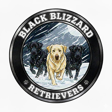 Black Blizzard Retrievers logo