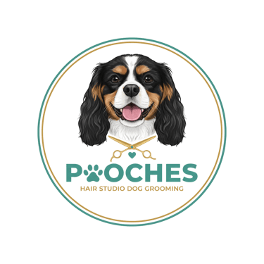 POOCHES HAIR STUDIO DOG GROOMING logo