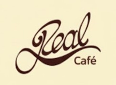 It's all about real coffee, Cafe Real Bristol Ct 06010 logo