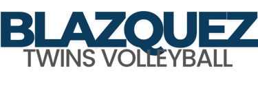 Blazquez Twins Volleyball logo