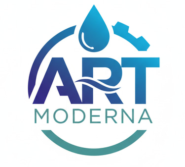 Art moderna lagos ornamentais logo