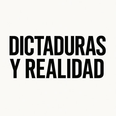 DICTADURAS Y REALIDAD logo