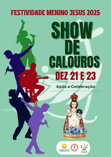 Show de Calouros da Festividade do Menino Jesus 2025 logo