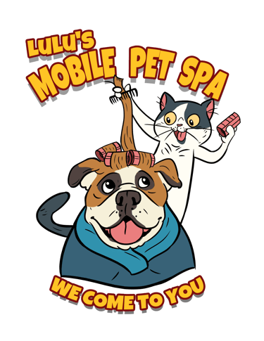 Lulu's Mobile Pet Spa , Cat grooming , Dog Groomer , Pet Stylist logo