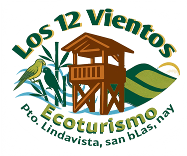 Los 12 vientos ecoturismo y senderismo de los cuatro elementos logo