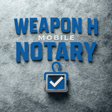 Weapon H Mobile Notary logo