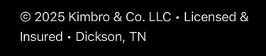 Kimbro and Company Custom Residential LLC logo