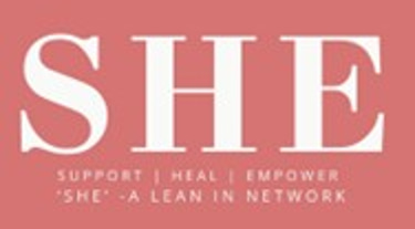 SHE Women's Network: Support, Heal, Empower logo