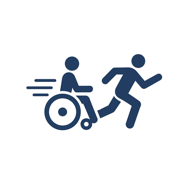 Wheel me out of here logo