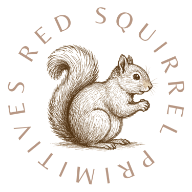 Red Squirrel Primitives logo