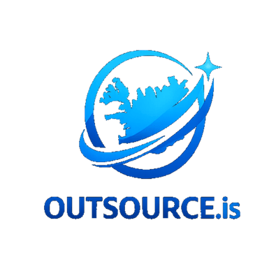 Útvistun stöðugildi logo