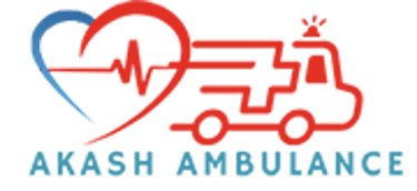 Aakash Ambulance service & Health Care service. logo