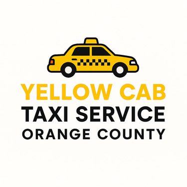 yellow cab taxi service oc logo