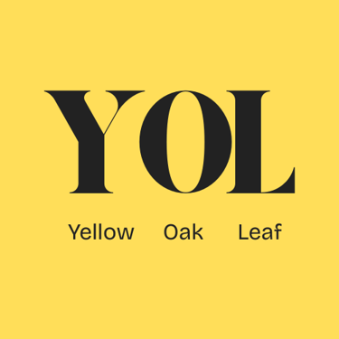Yellow Oak Leaf logo