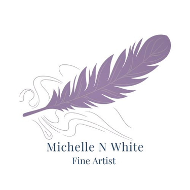 Watercolour Artist, Michelle N White Art logo