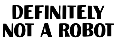 Definitely not a robot logo