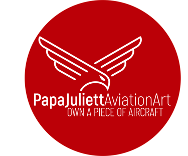 Papa Juliett Aviation Art logo