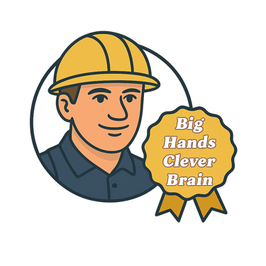 Big hands Clever brain logo