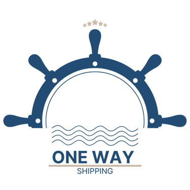 ONE WAY SHIPPING logo