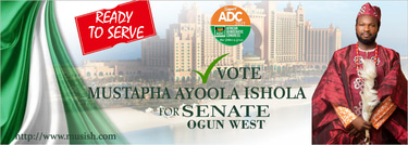 Mustapha Ayoola Ishola for 2027 Ogun West Senator logo