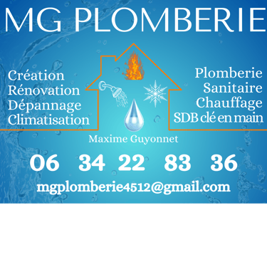 MG PLOMBERIE Création Rénovation Dépannages logo