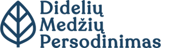 Persodink medį - didelių medžių persodinimas logo