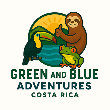 Green and Blue Adventures Costa Rica logo