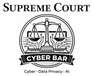 Cyber, Artificial Intelligence & Digital Privacy BAR Association logo