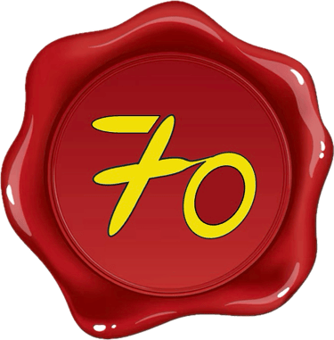 70 Plus logo