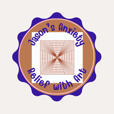 Abstract Graph Paper Art logo