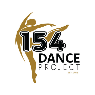 the 154 dance project logo