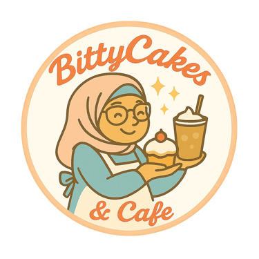 Bitty Cakes & Cafe logo