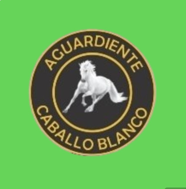 AGUARDIENTE CABALLO BLANCO - Embotelladora el aguila  logo