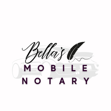 Bella's Mobile Notary logo