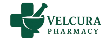 Velcura pharmacy logo