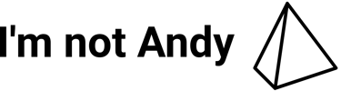 I'M NOT ANDY logo