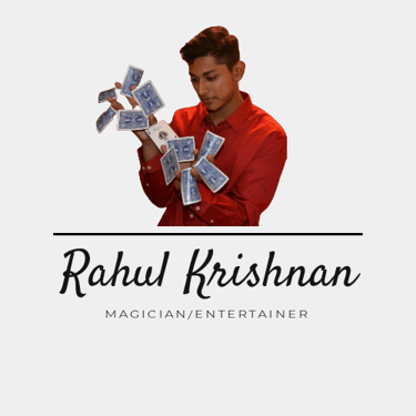 Magician/Emcee Rahul Krishnan logo