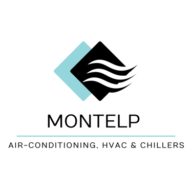 Chiller, HVAC and air conditioner engineer logo