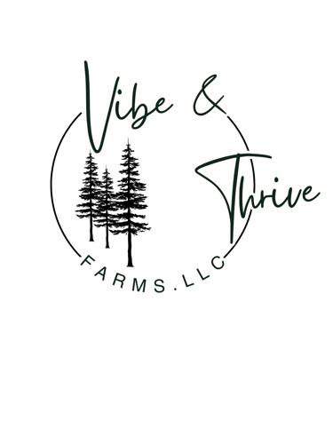 Vibe and thrive farms logo