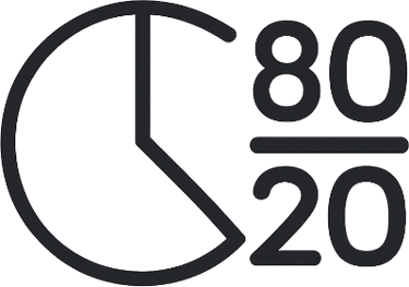 Ebook Guia 80/20 de Organização Pessoal e Produtividade logo