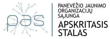 Panevėžio jaunimo organizacijų sąjunga "Apskritasis stalas" logo